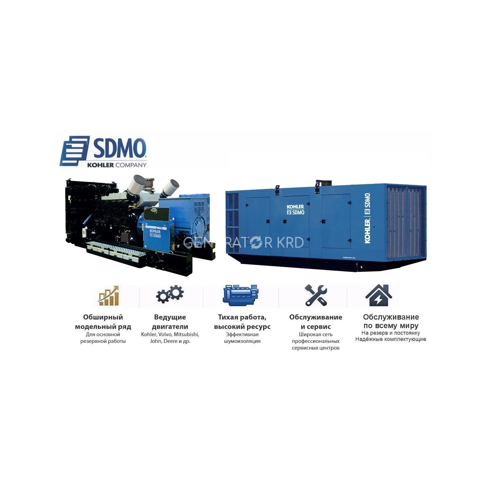 Генератор SDMO T1400