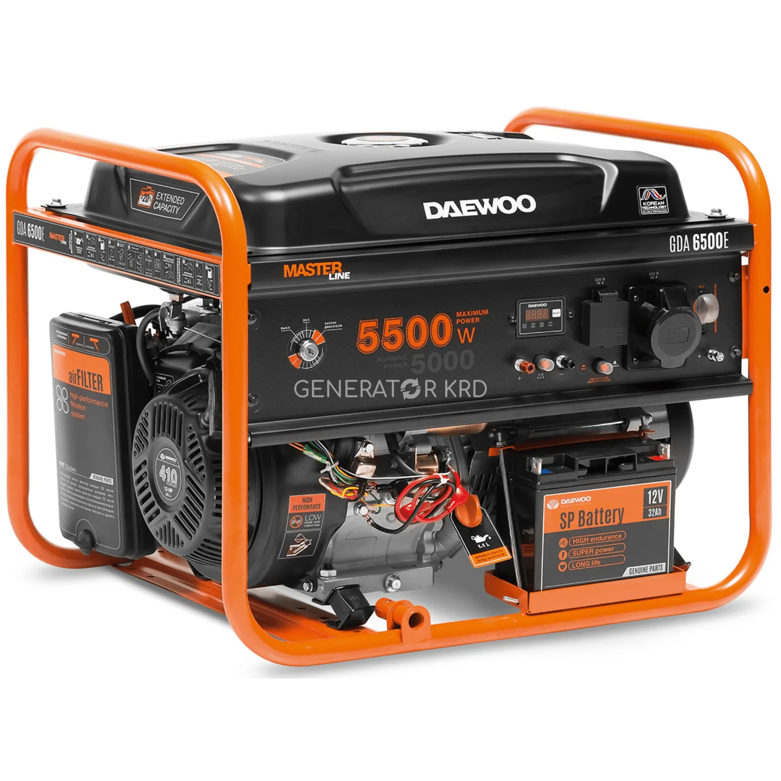 Генератор DAEWOO GDA 6500E