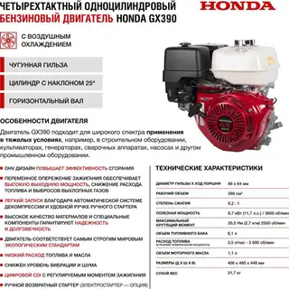Генератор Honda HND GE5500XL