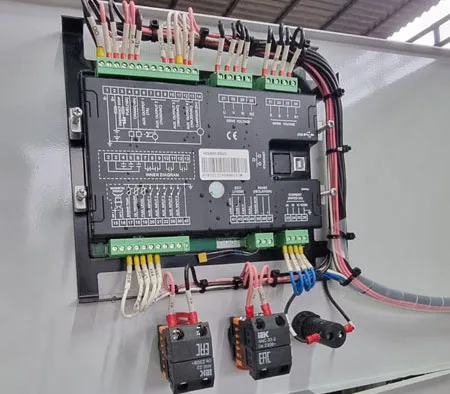 Замена автомата защиты и контроллера на дизельной электростанции ЯМЗ 400 кВт