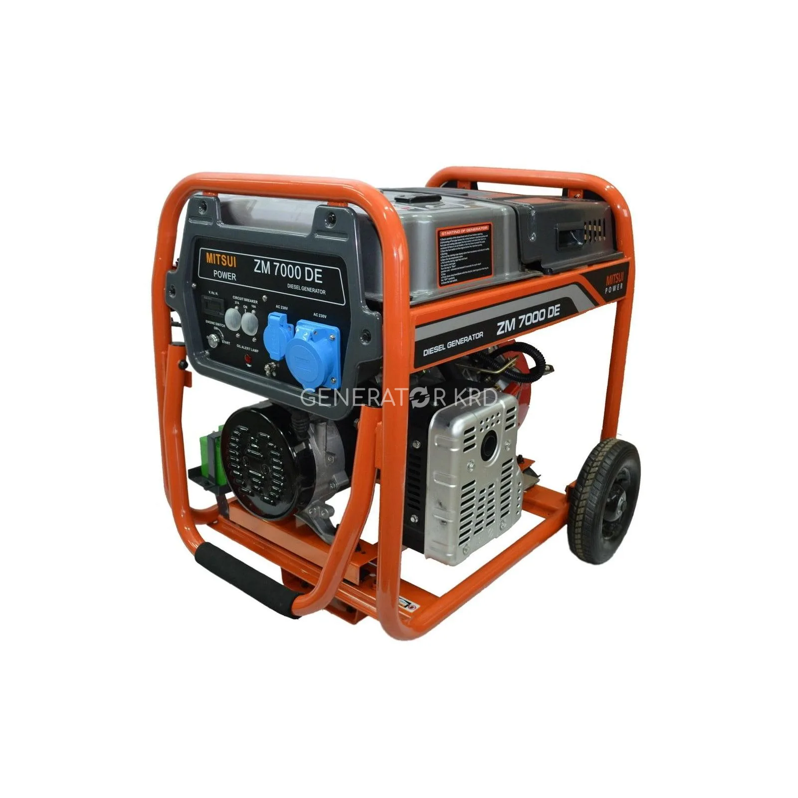 Генератор Mitsui ZM 7000 DE