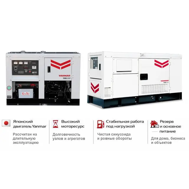 Генератор Yanmar YEG500DTHC-5B