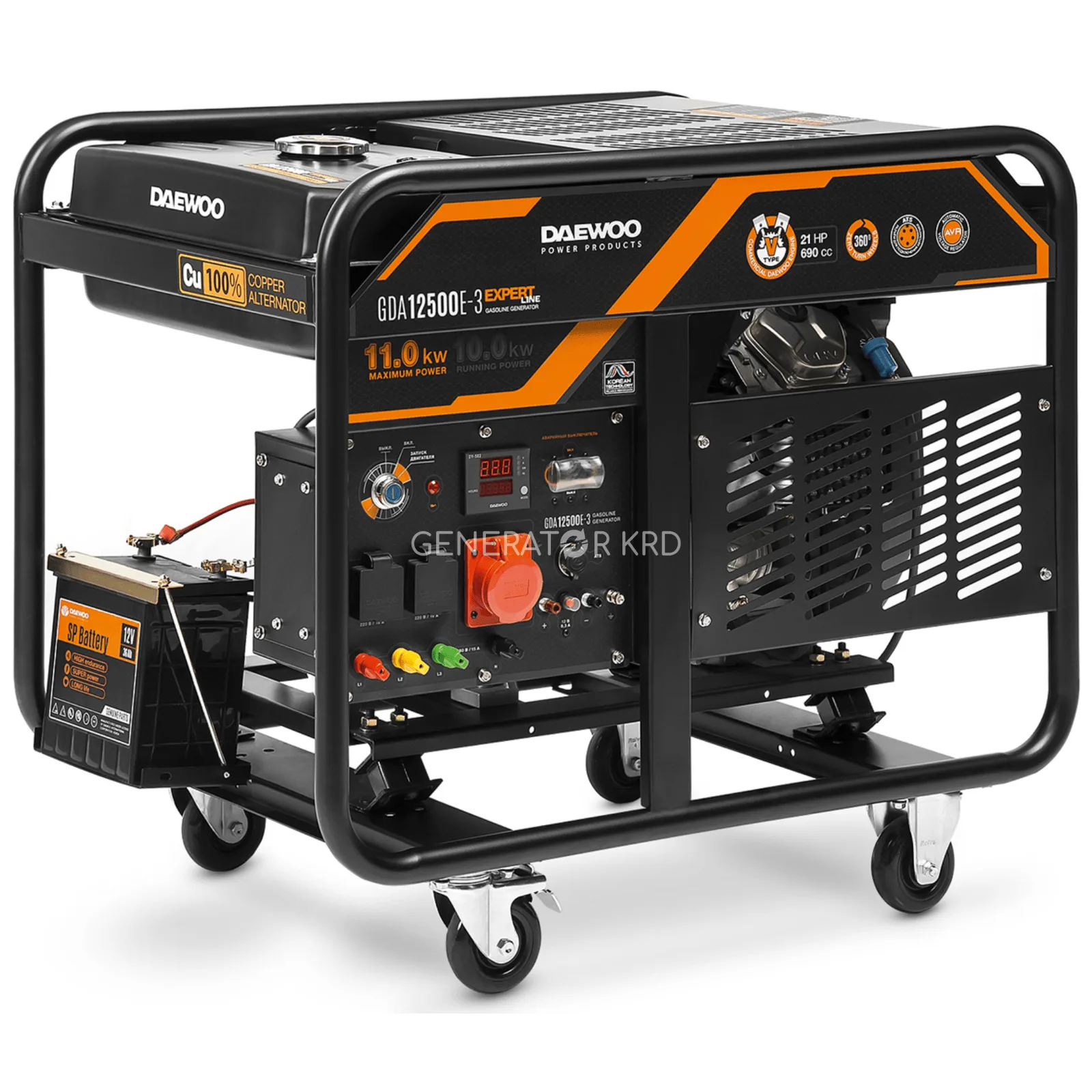 Генератор DAEWOO GDA 12500E-3